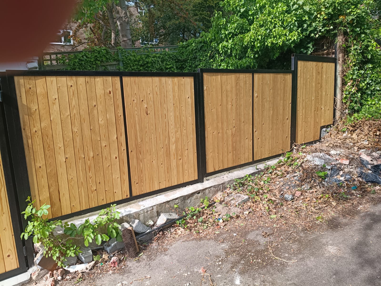 Timber & Steel Gate Panels